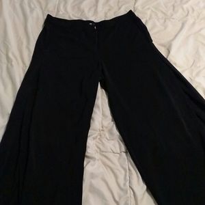 High waisted wide leg dress pants